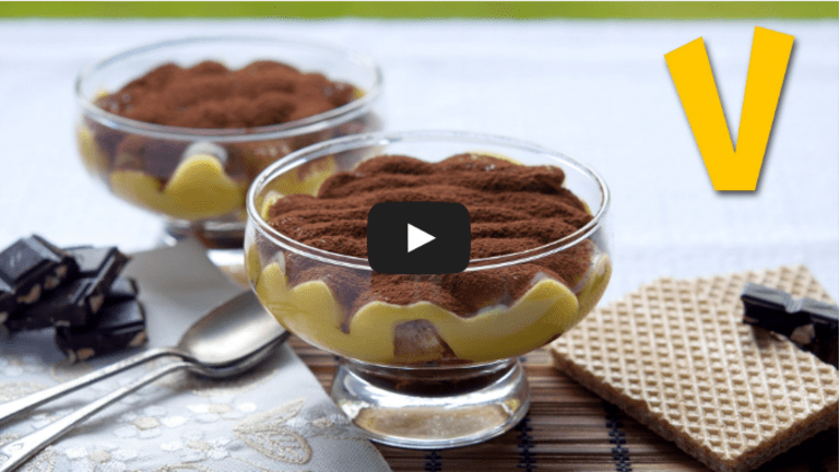 Sunday Sweet-Healthy Vegan Tiramisu Dessert